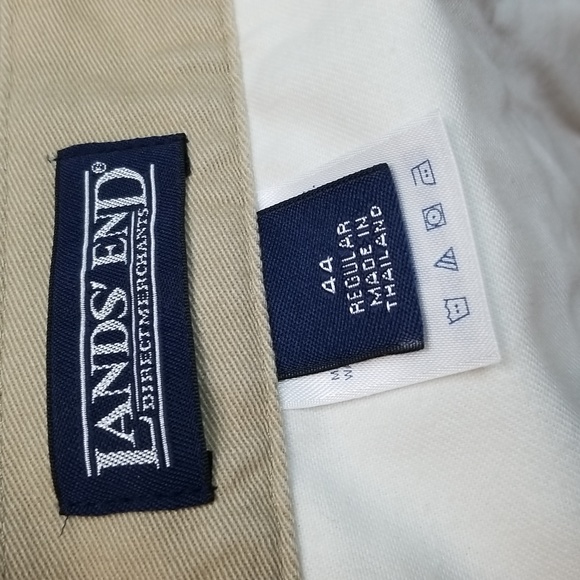 New Lands End khaki pants, 44x34 - Picture 3 of 5